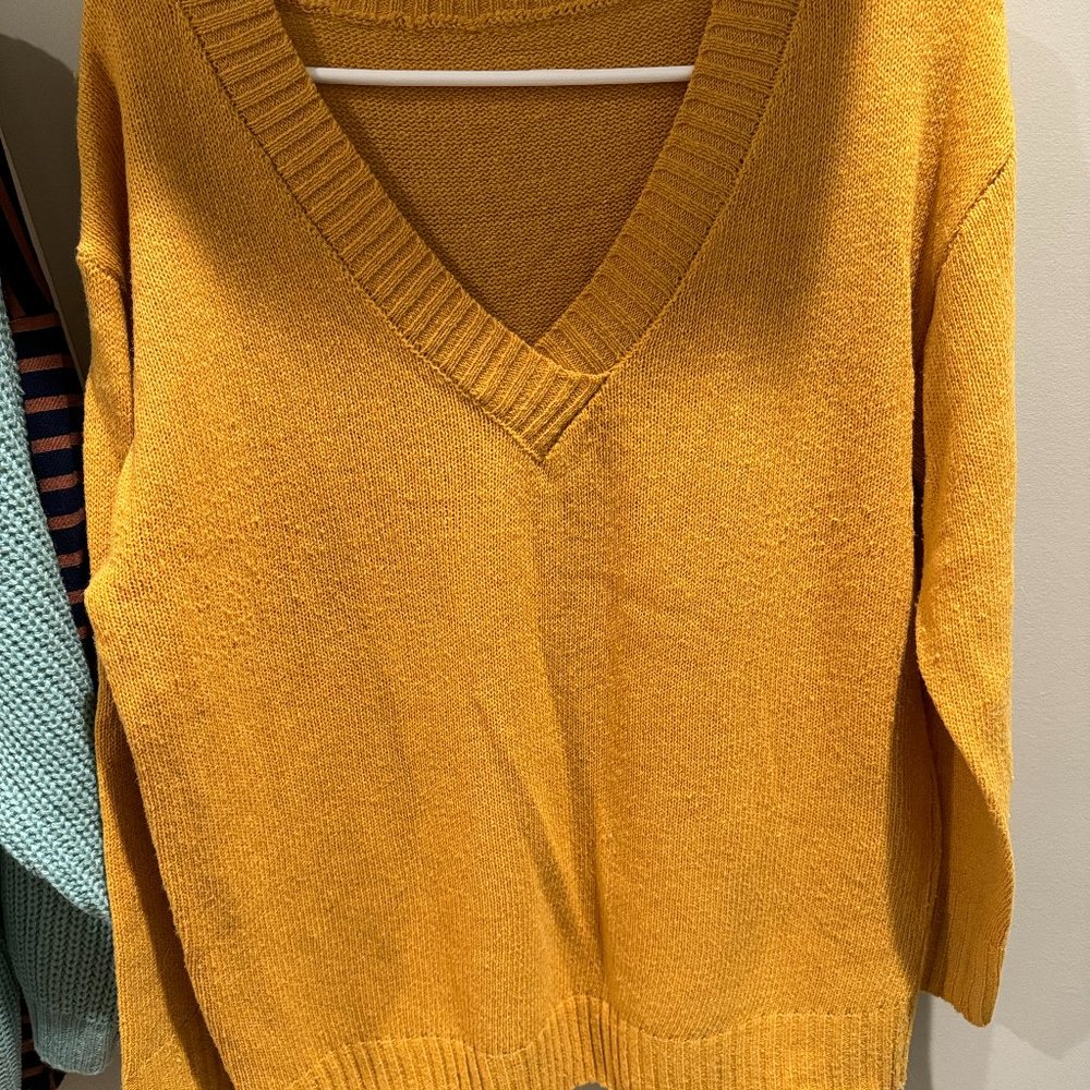 Mustard color sweater